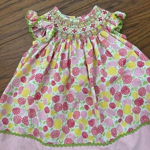 Candy Land Spring smocked dress